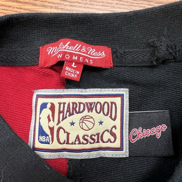 Mitchell & Ness NBA Chicago Bulls‎ Big Face 5.0 Women's L Sweatshirt Flaw HWC - Picture 5 of 10